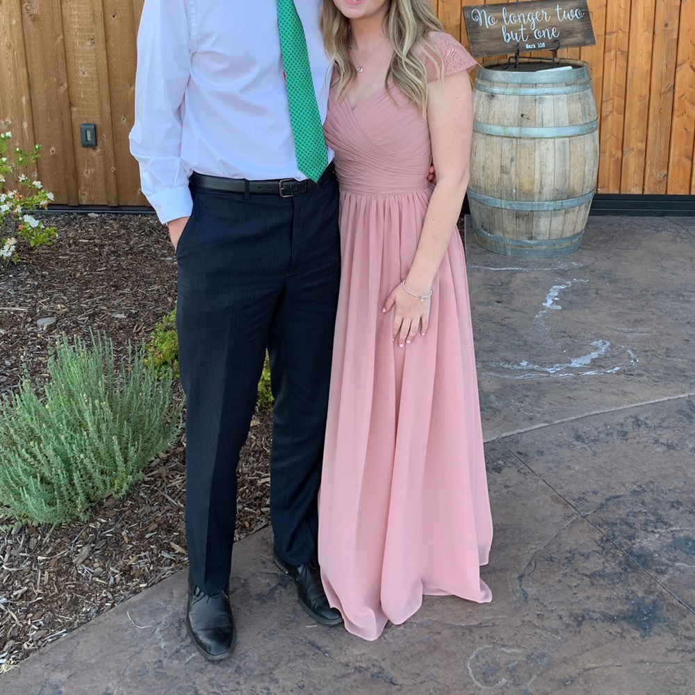 Blush Bridesmaid Dress